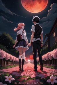 Blossoms Under The Blood Moon